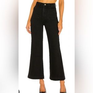 Black ROLLA’s Sailor High Rise Wide Jeans